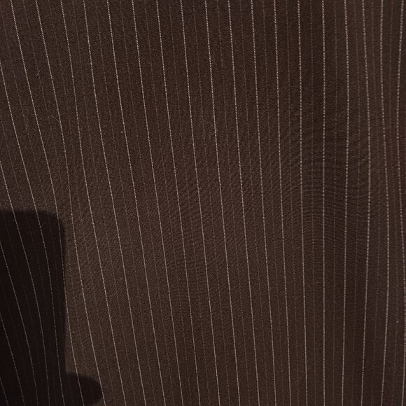 Additions by Chicos Black and Silver Pin Stripe Blouse Size 0 - Picture 4 of 8